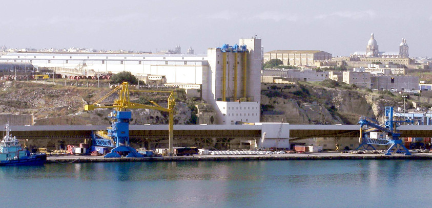 Kordin Grain Terminal, harbour view Kordin Grain Terminal, harbour view